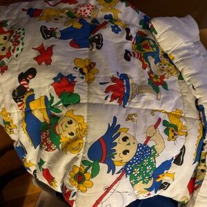 Colorful  Raggedy Ann  Print Quilted  Baby bunting  / sleep bag